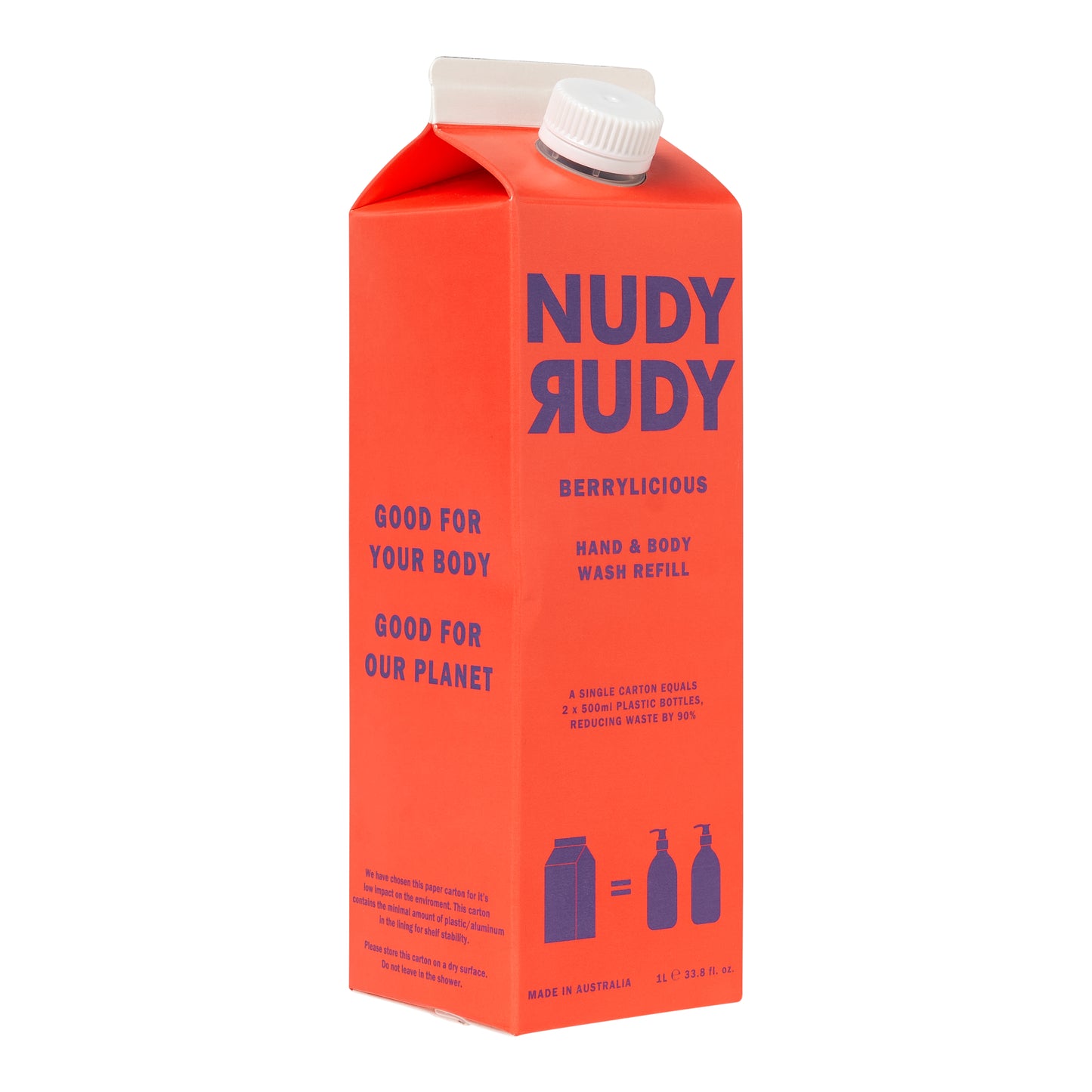 Berrylicious Hand & Body Wash 1L Refill